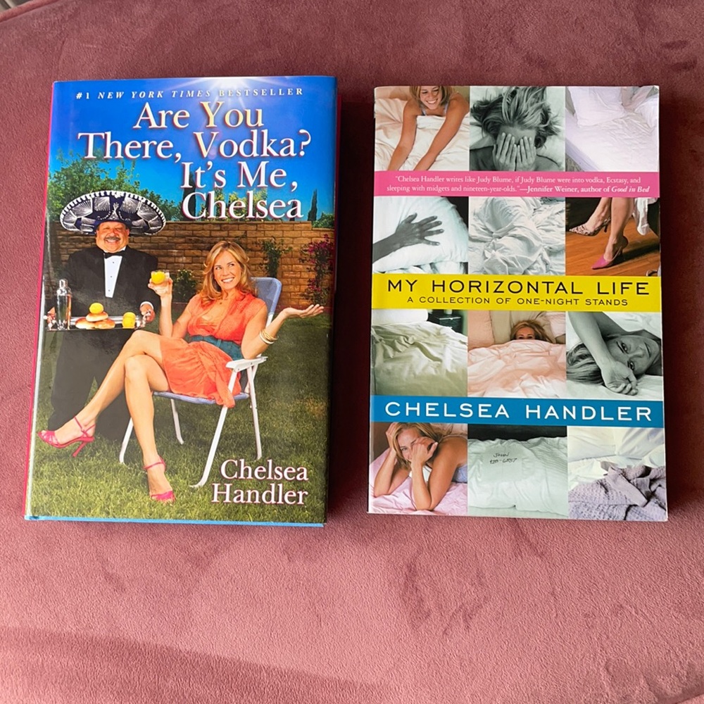 Free w/purchase 🎀 2 Hilarious Best Seller Chelsea Handler Books 📚